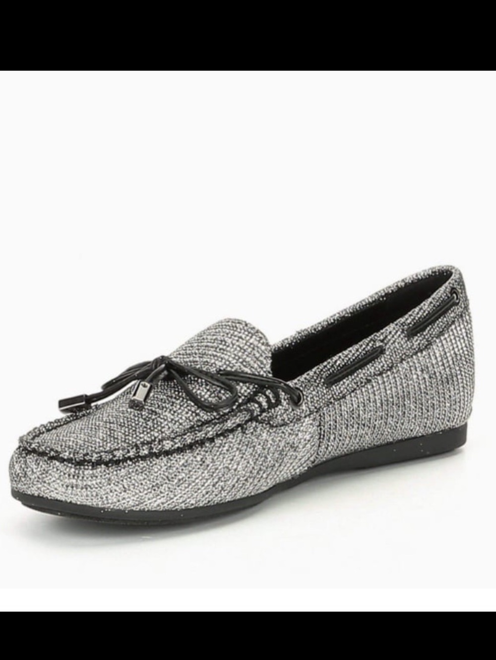 Michael Kors Sutton Glitter Moccasin Loafers size 8M